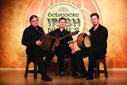 Belvedere Irish Night Show, Dance and Traditional 3-Course Dinner