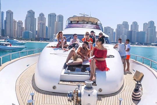 Dubai Marina Yacht Tour with Optional Breakfast or BBQ