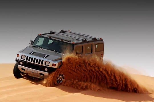Private Hummer Desert Safari Abu Dhabi with Hot BBQ Dinner 