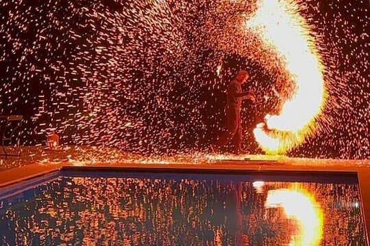Marrakech : camel and dinner show activity in Agafay